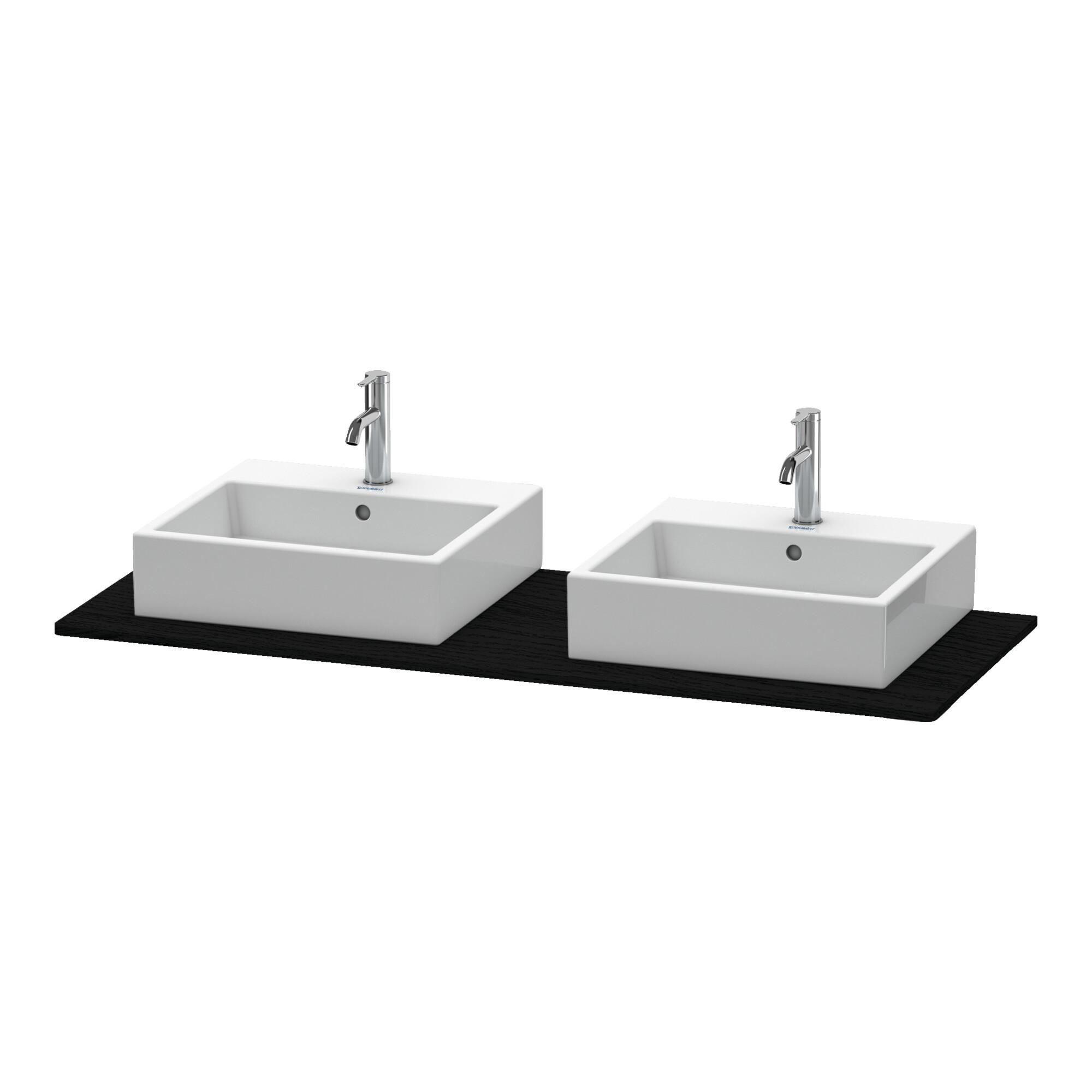 Duravit Konsole XSquare 140x55cm, E s, m 2 Auss, Beck. beids. (XS063GB1616)