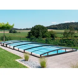 Pool mit Abdeckung 3,5x7,0m - Skimmerpool
