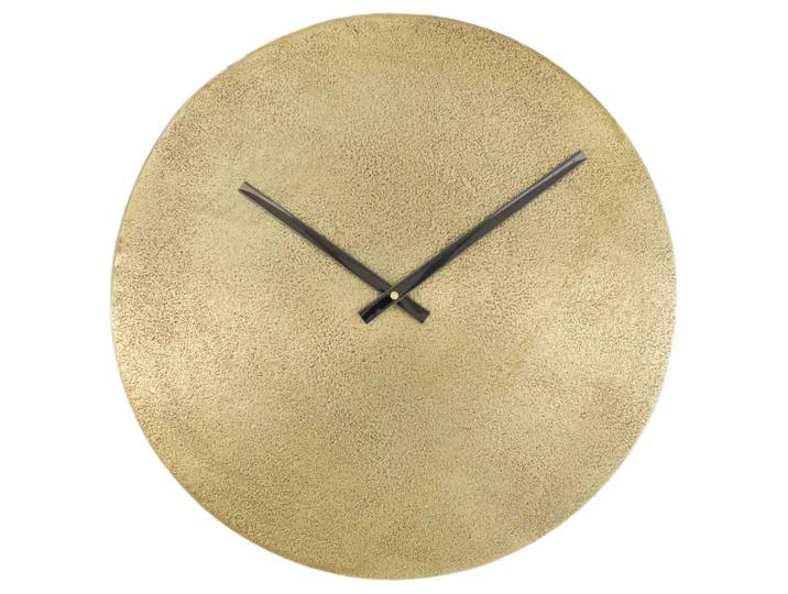 Uhr Aurir, Aluminium, Antikmessing D: 38 cm Decofinder