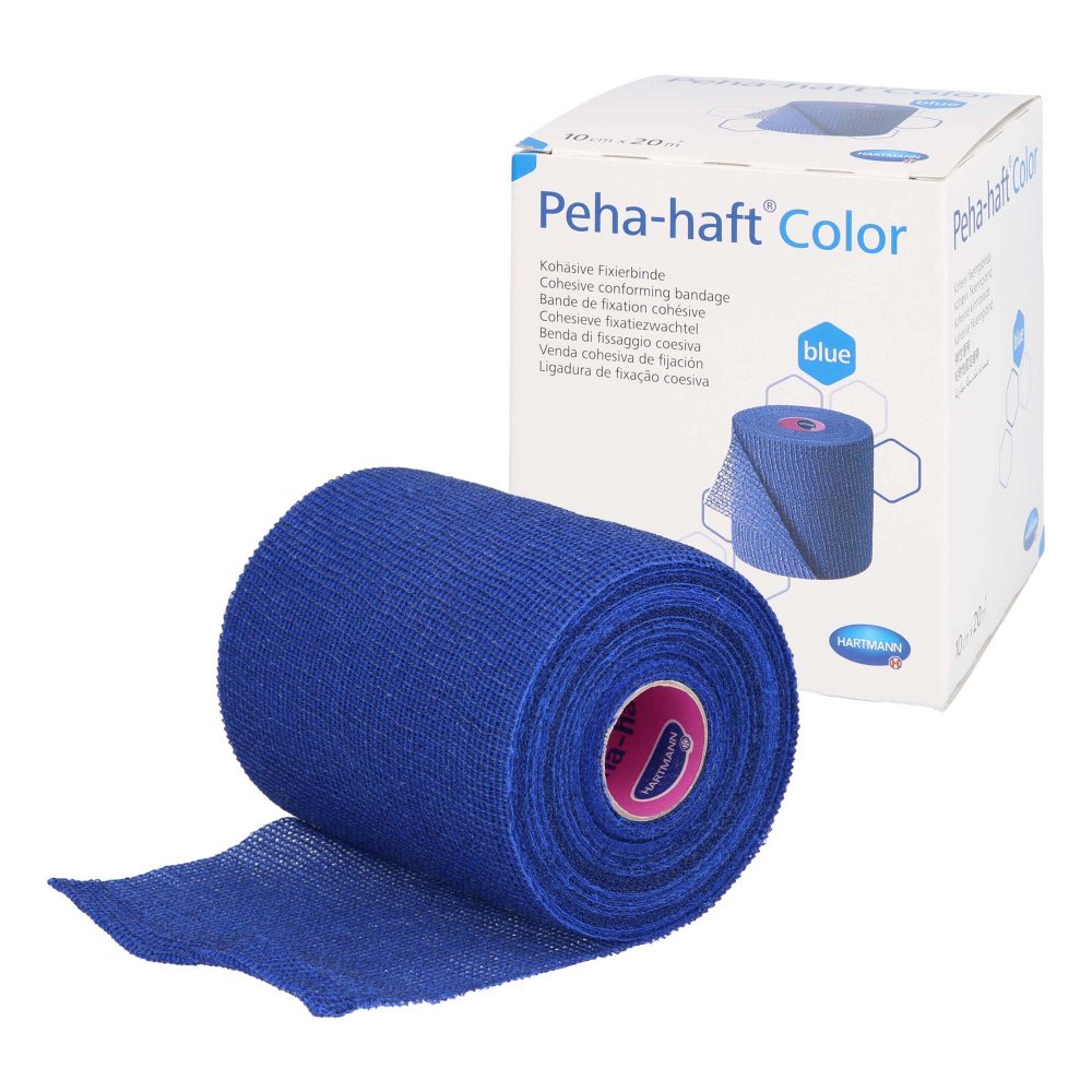 B2B Medical GmbH Peha-haft Color Fixierbinde latexf.10 cmx20 m blau 12892618