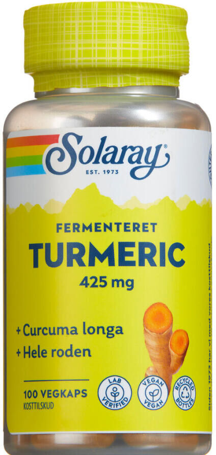Solaray Turmeric Kosttilskud 100 stk