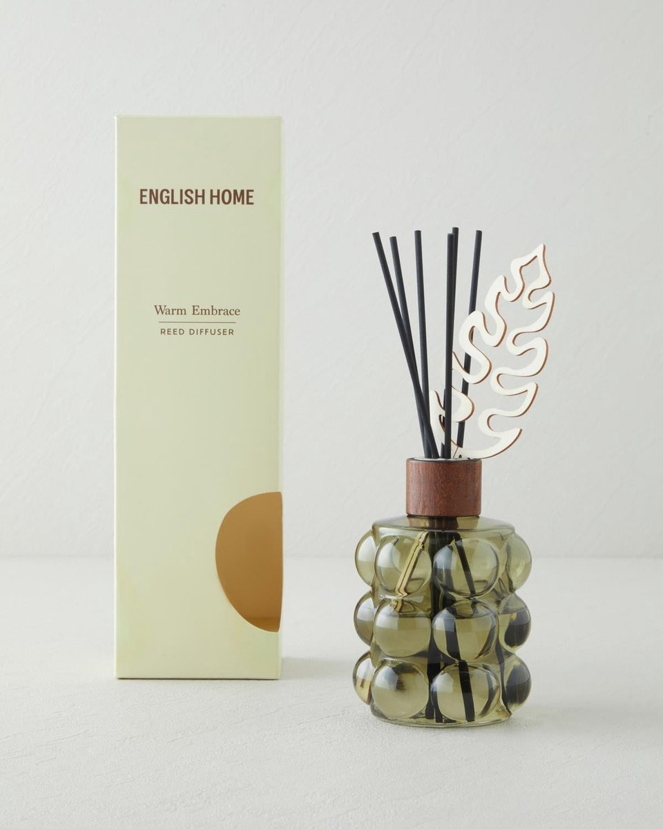 Warm Embrace Geurstokjes 200 ml – Reed Diffuser – Vanille & Sandelhout