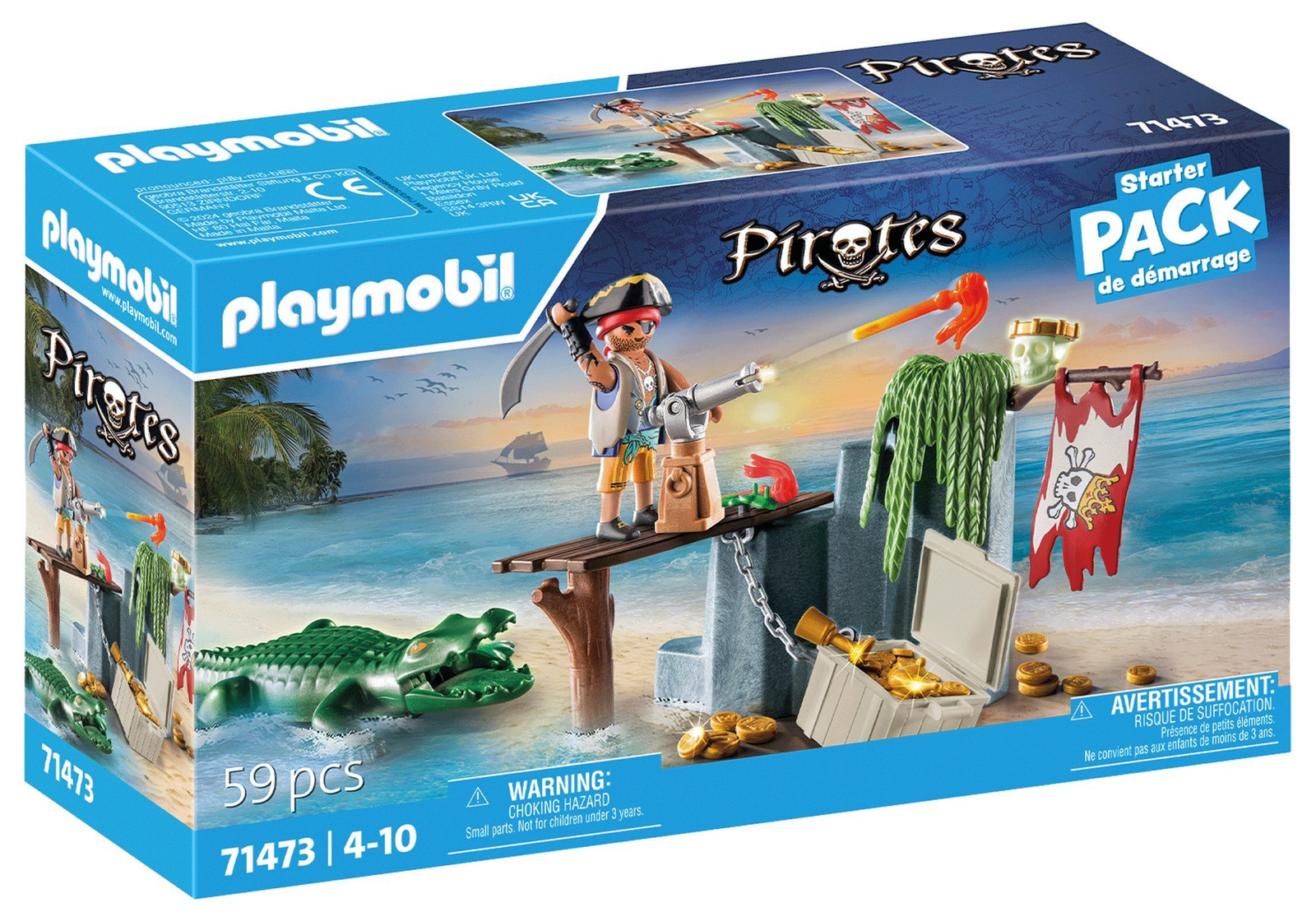 Playmobil Piraten 71473: Piraat met alligator
