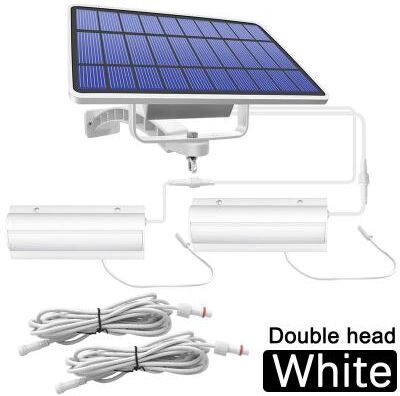 Uplifted Finds Upgraded Solar Pendant Light With Auto On Off And Pull Switch warm White double Head White