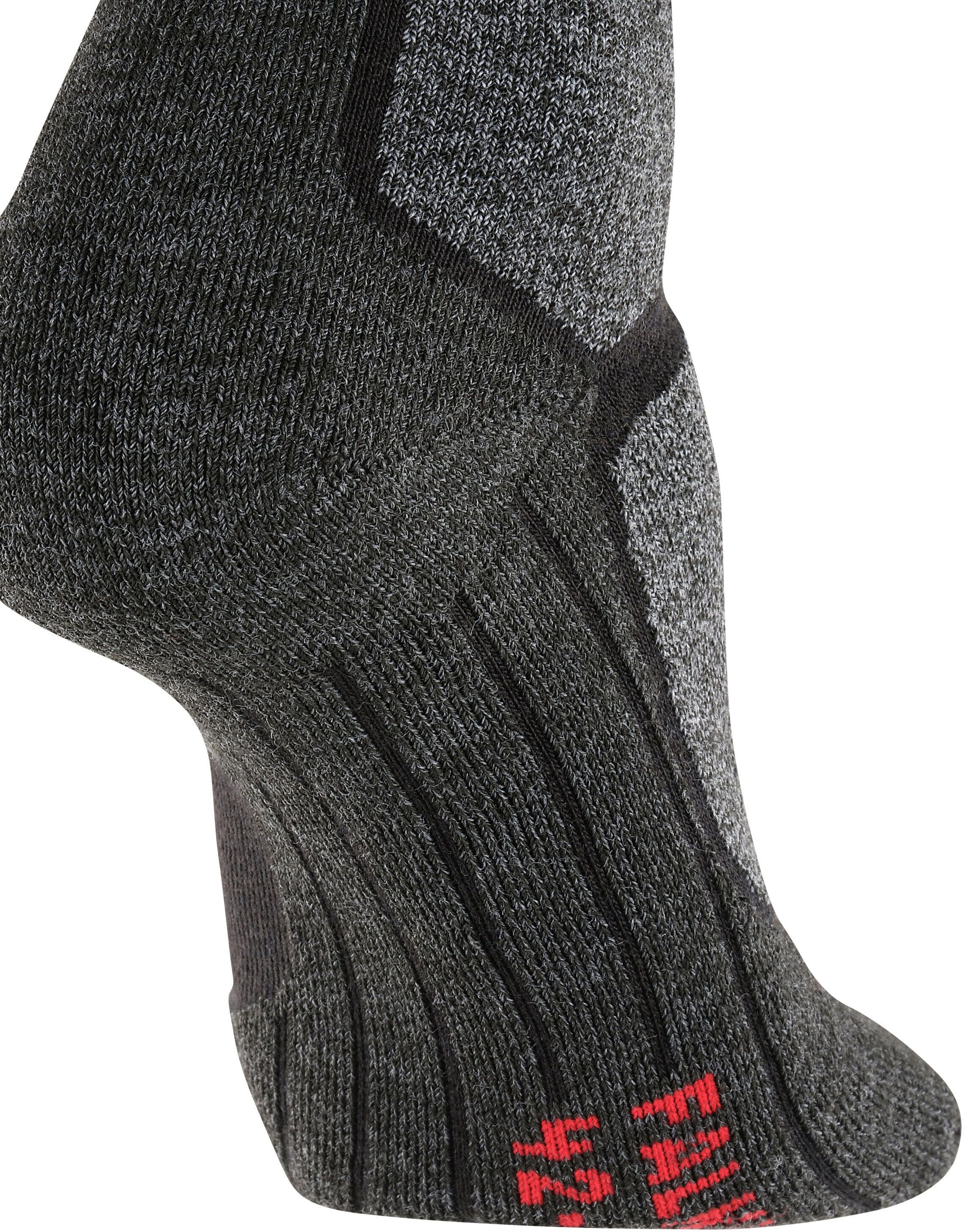 Kniestrümpfe FALKE "SB2", Herren, Gr. 39-41, schwarz (schwarz, mix (3010)), Obermaterial: 50% Polypropylen PP. 20% Polyacryl PAN. 18% Wolle WO. 12% Polyamid PA., Socken Kniestrümpfe