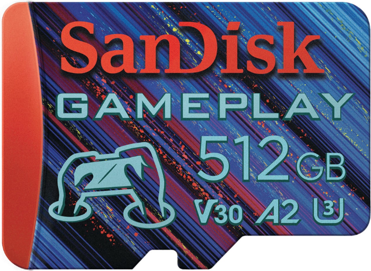 SanDisk GamePlay microSDXC UHS-I Flashgeheugenkaart - 512 GB - A2 / V30 / U3