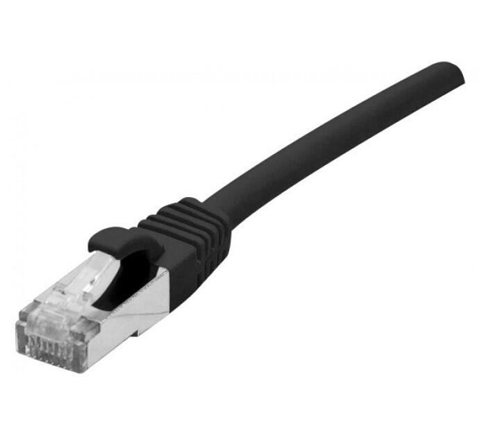 exertisConnect Exertis Connect Patchkabel Cat. 6A, S/FTP, wasserdicht, schwarz, 5,0 m 845074