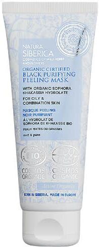 NATURA SIBERICA Mascarilla Exfoliante Negra Purificante 75 ml