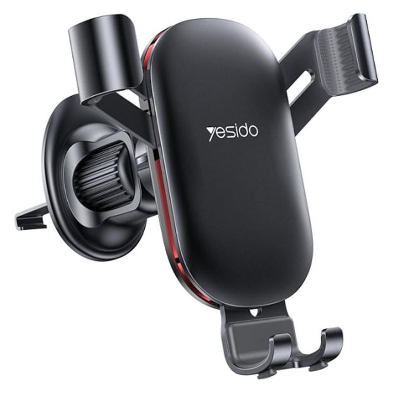 Yesido Schwerkraft-Sensor-Telefonhalterung für Auto-Luftauslass - Schwarz (C243)