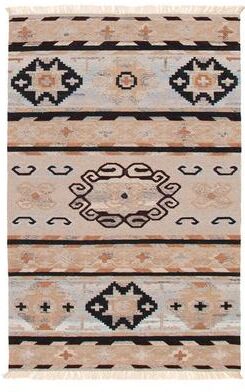 Ecarpetgallery "Ankara FW Grey Kilim 5'1"" x 8'1"" - 5'1 x 8'1"