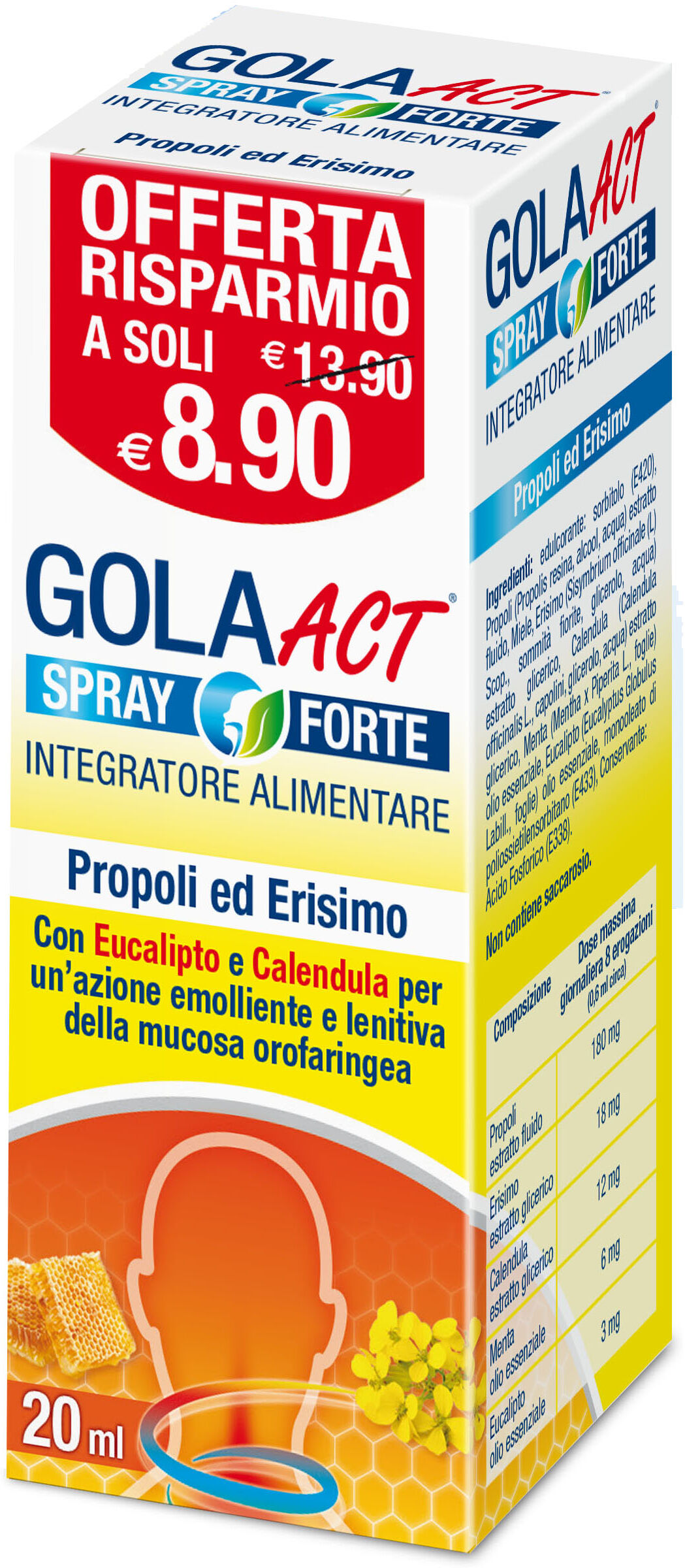 F&f Gola Act Spray Forte 20ml