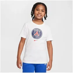 Nike, Unisex, Sportshirt, PSG Wappen-T-Shirt Junior (XL), Weiss