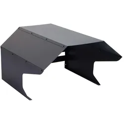 Mähroboter-Garage MCW-L43, Dach Unterstand für Rasenmäher, Metall 40x59x69cm ~ anthrazit