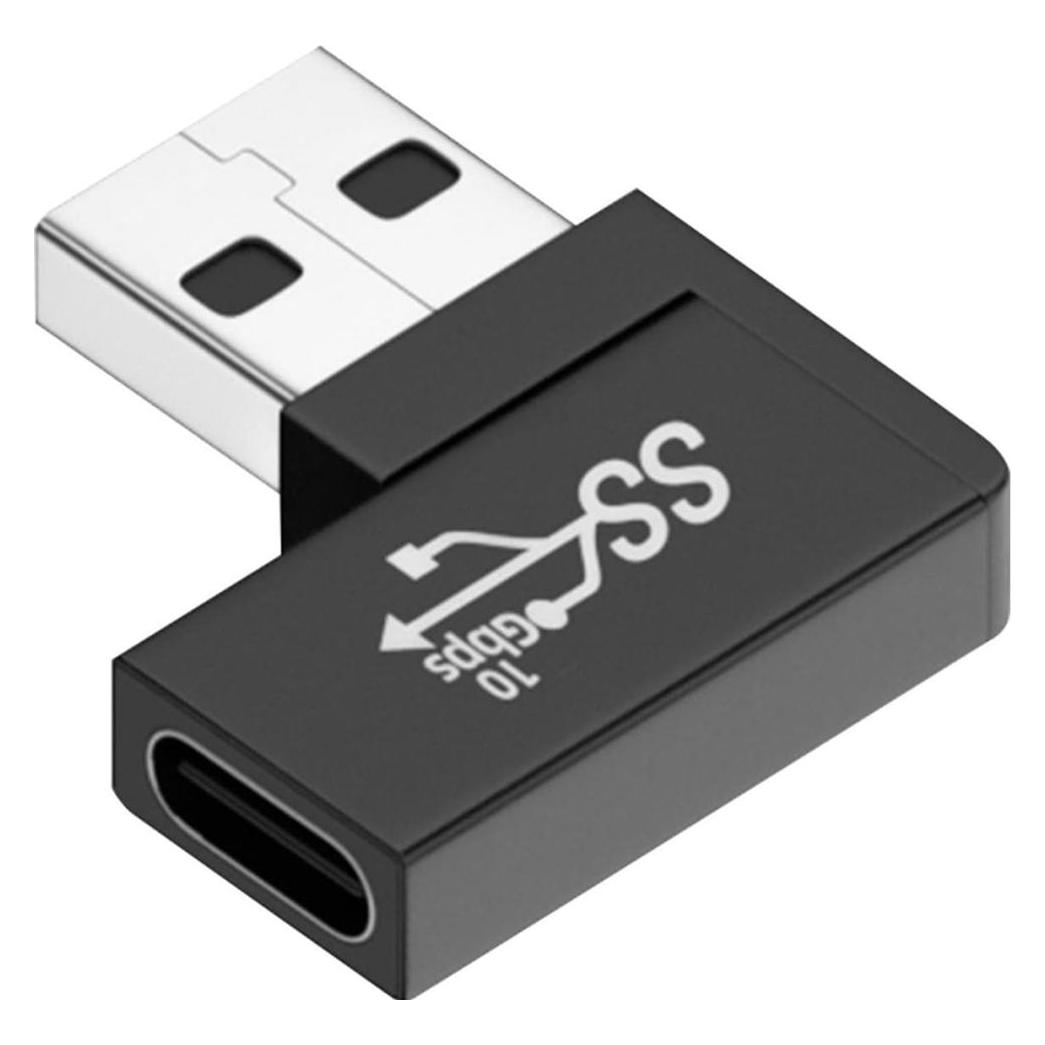 PowerGuard USB-A zu USB-C 90 Grad Winkel rechts Adapter (male/female) (00032605)