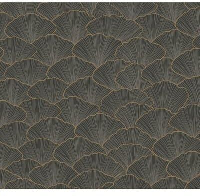 Candice Olson Luminous Gingko Grey Wallpaper