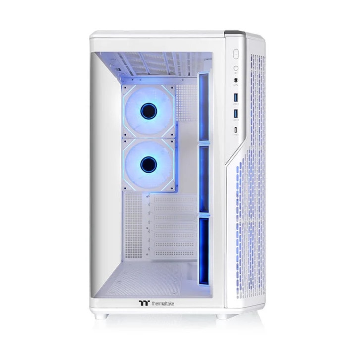 Thermaltake View 590 TG ARGB Gaming PC Gehäuse Midi-Tower Snow Seitenfenster