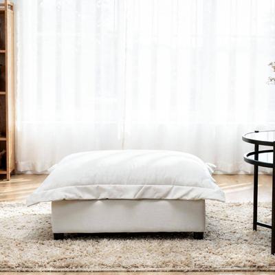 Lumibee "37""W Oversized Upholstered Chenille Rectangle Cloud Ottoman"