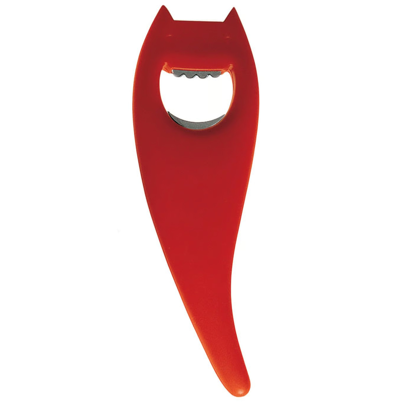 Alessi Diabolix flesopener rood