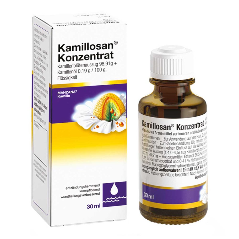Cooper Consumer Health Deutschland GmbH Kamillosan Konzentrat: Erkältungsmittel Mundspülung, Inhalation 00565073