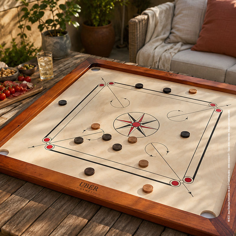 Uber Games Carrom Premium 83 cm Ubergames - Billard Indien