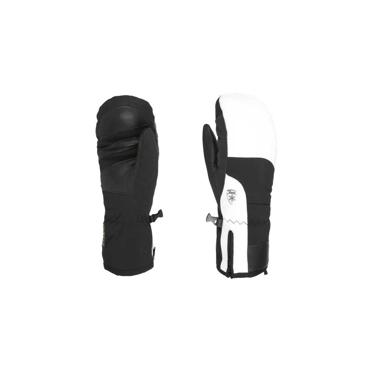 Level Iris W Mitten black-white (35) 7 3265WM-35-7