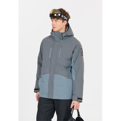 Skijacke SLOPE "Kenai", Herren, Gr. L, grau, 100% Polyester, unifarben, normal, ohne Ausschnitt, Jacken Skijacke, mit warmem Futter und hochwertigem Wetterschutz