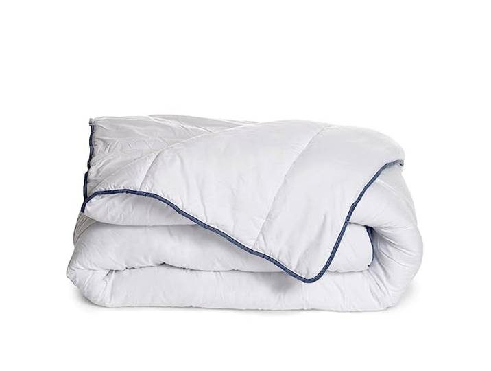 Bleu Calin Couette Tempérée Extra Douce 220x240cm Garnissage 300g/m²