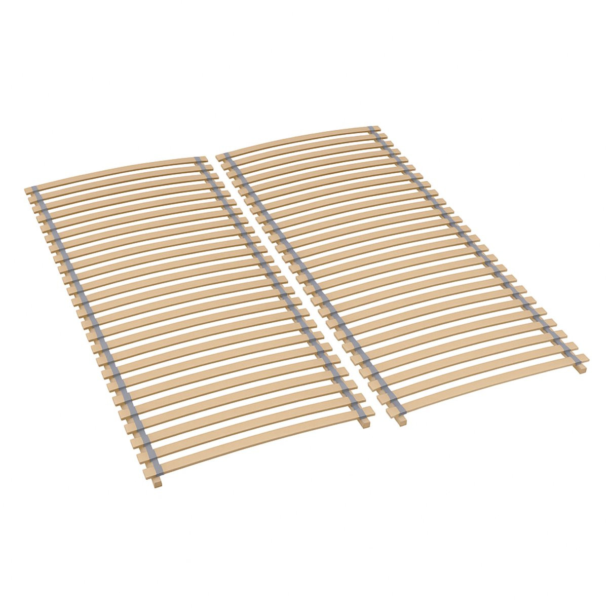 Sleepneo Beukenhouten Lattenbodem 200x200 cm (2x 100x200 cm) Gemonteerd