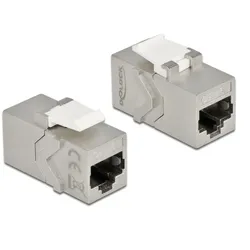 DeLOCK Keystone Modul RJ45 Buchse zu RJ45 Buchse Cat.6A