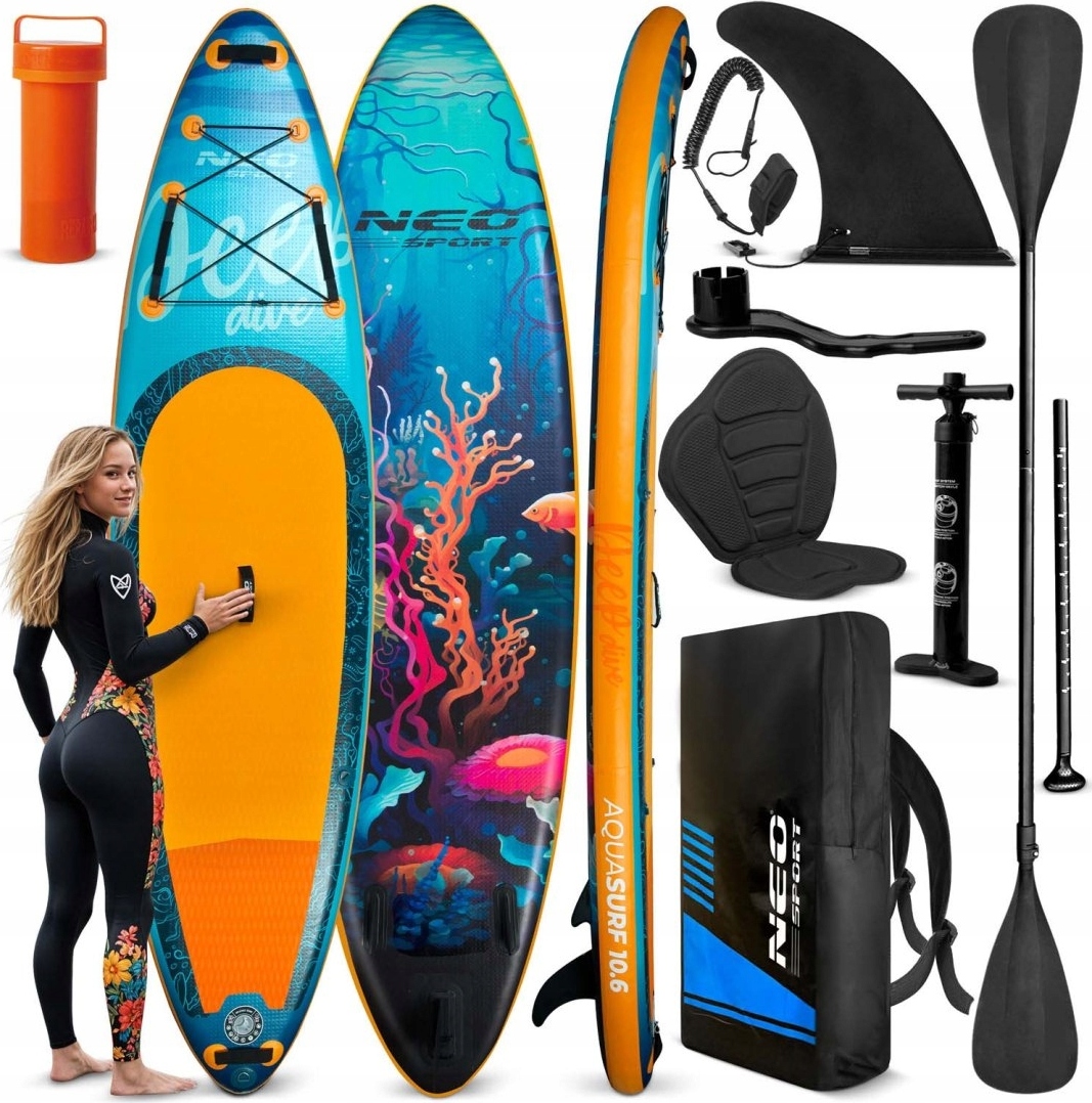 Board Sup Aquasurf 320X84X15 Cm Neo-Sport - Ideal Für Wasserabenteuer