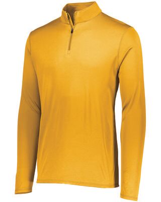 Augusta Sportswear 2785 Attain Wicking 1/4 Zip Pullover T-Shirt in Gold size 3XL   Polyester