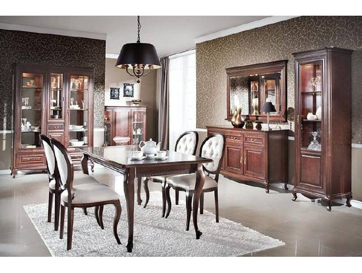 Xlmoebel Esszimmer-Set 9-teiliges Wohnzimmer- und Esszimmer Set Verona aus Italien, (9-St), Made in Europa