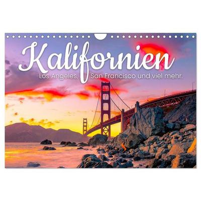Kalifornien - Los Angeles, San Francisco und viel mehr. (Wandkalender 2027 DIN A4 quer), CALVENDO Monatskalender