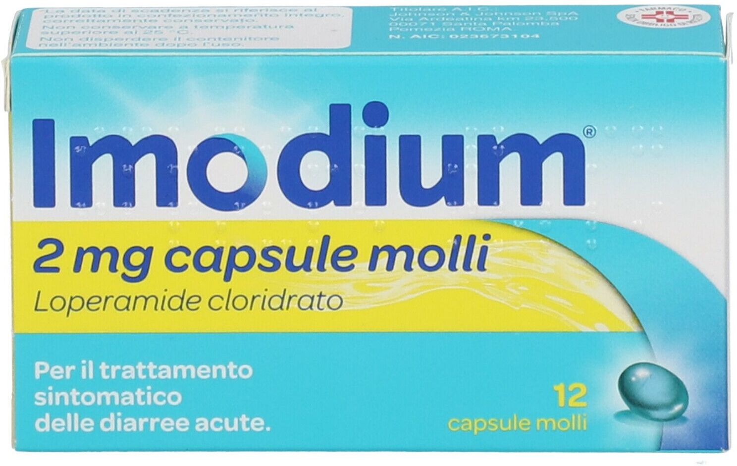 KENVUE ITALIA SPA Imodium Diarrea Acuta, 12 Capsule Molli