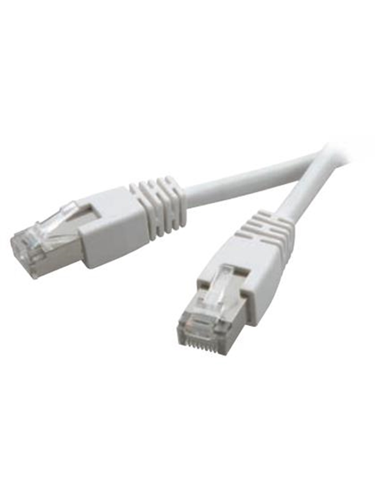 Vivanco CAT 5e network lead 20.0 m grey networking cable - Weiß - 20m