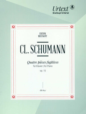 Breitkopf & Härtel Clara Schumann Quatre Pieces