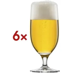 Zwiesel Glas 6x Biertulpe Bierglas »Mondial« 410 ml transparent, 17 cm