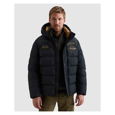 Steppjacke PME LEGEND, Herren, Gr. S, schwarz (salute), Web, Obermaterial: 100% Polyester, Windstopperbündchen, Jacken Steppjacke, Ärmelabschluss mit Windstopperbündchen