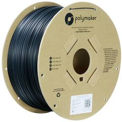Polymaker PA02037 Polymaker PolyLite PLA Filament True Black 1.75 mm / 3kg Filament PLA hohe Steifigkeit, hohe Zugfestigkeit 1.75 mm 3000 g Schwarz PolyLite™ 1