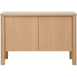 Sideboard in heller Eichenholzoptik mit 2 Türen L110 cm IZZIE