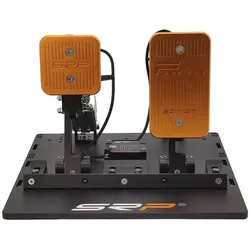 SimRacing Pro SRP Formula-R Black Edition Pedalset - schwarz, Gaming Controller, Schwarz