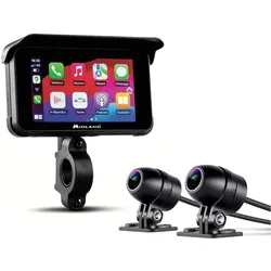 Albrecht Midland BikePlay Guardian Motorrad Multimedia System, Walkie Talkie, Schwarz