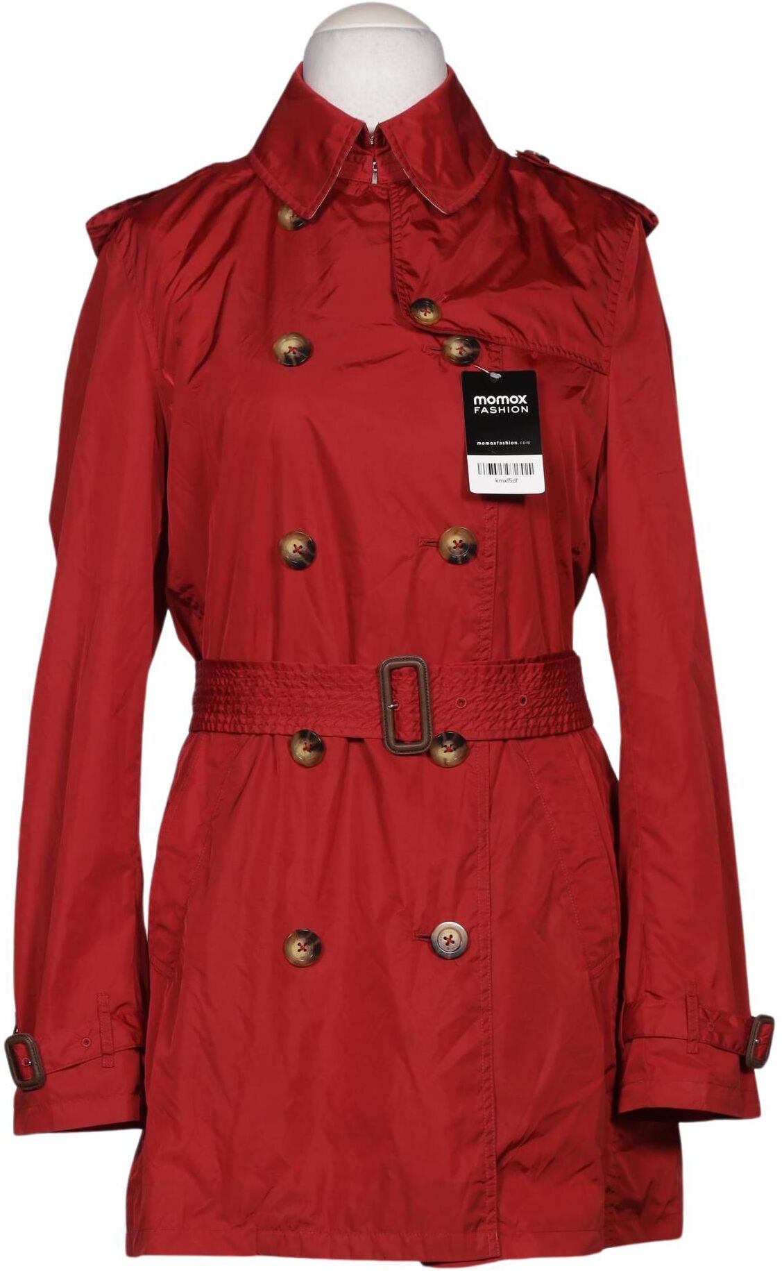 Burberry Damen Mantel, Rot, Gr. EU 38, Synthetik / Tex / Membran - Second Hand