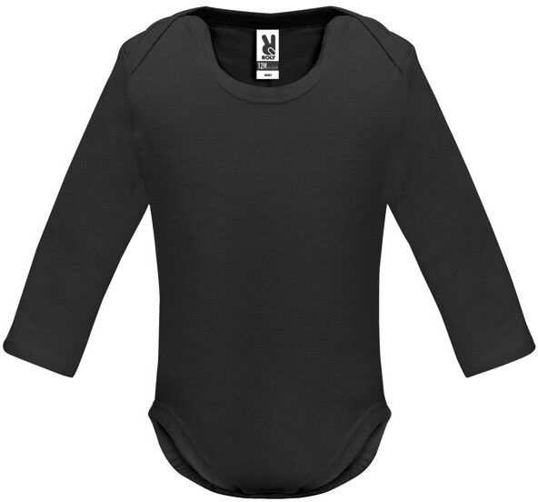 Body bébé à manches longues publicitaire Honey L/S noir 3 MOIS