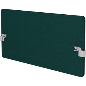 Böttcher-AG Tischtrennwand Style, grün, Akustik-Trennwand mit Stoffbezug, 160 x 60cm