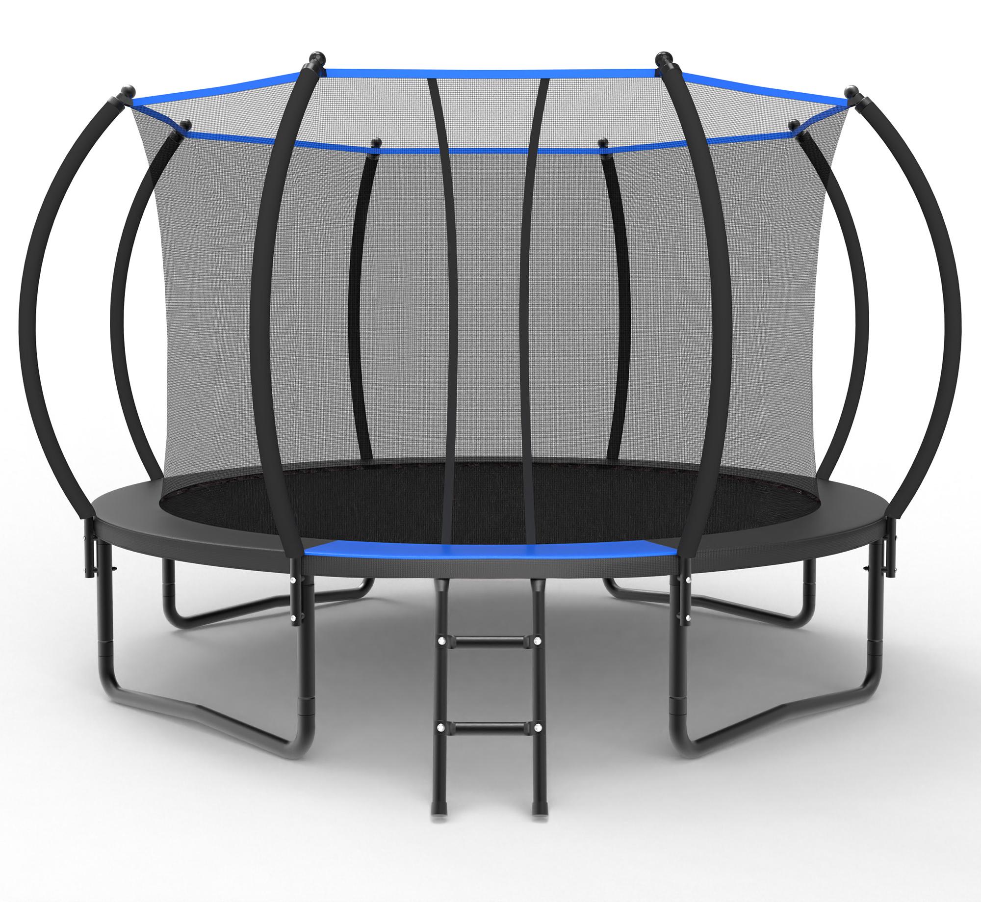 366 cm Rundes Trampolin mit Sicherheitsnetz und Leiter, EN 71-14 , , Outdoor für Garten Kinder