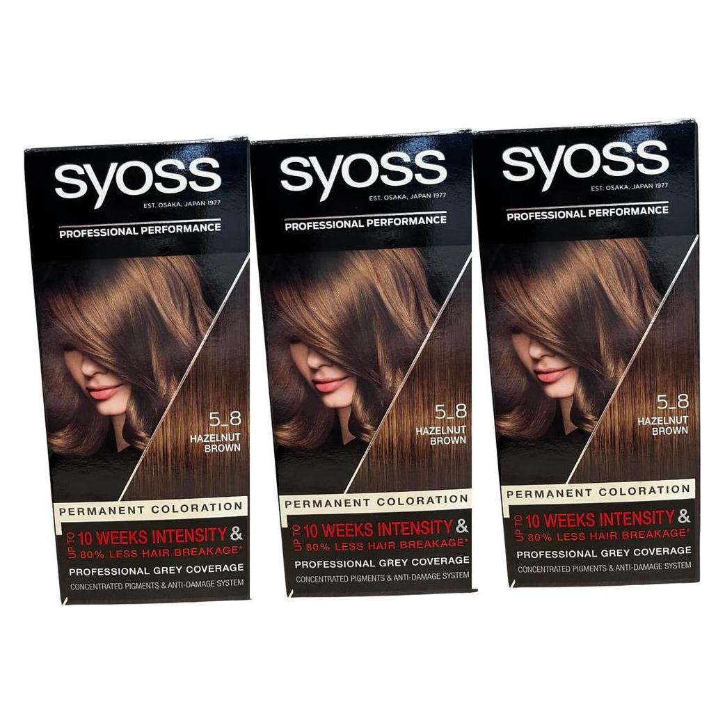 Syoss Professional Performance Permanent Coloration (5-8 Haselnuss) (30272097)