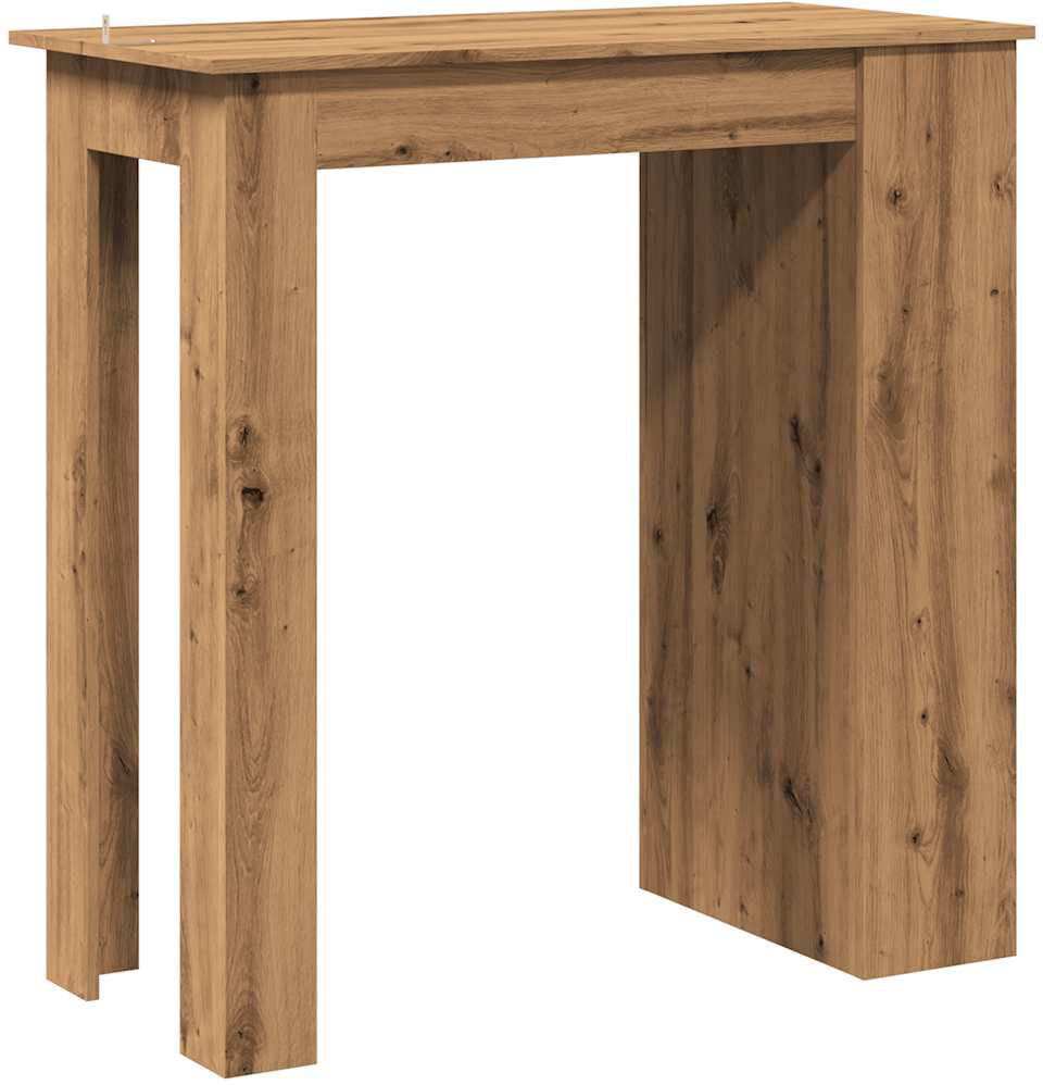 DEvidaxl 39-2 Rectangular Dining Table Artisan oak