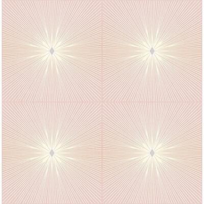 Seabrook Designs Melrose Starburst Unpasted Wallpaper