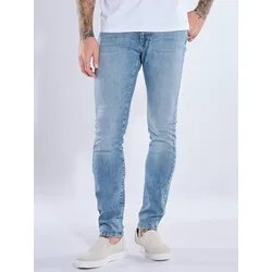 emilio adani Herren Jeans mit authentischer Waschung Blau slim fit uni - 31/32